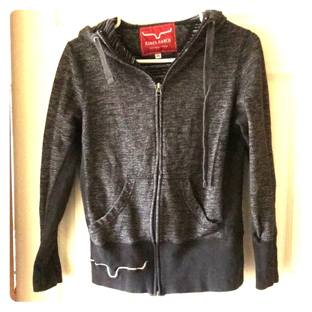 KIMES ranch zip up hoodie xs